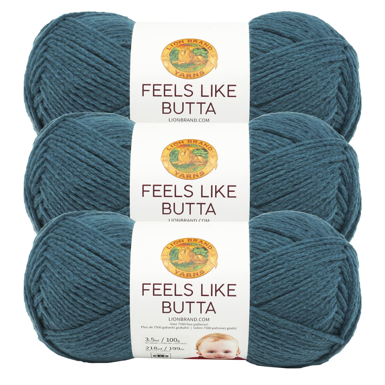 3 Pack Lion Brand® Feels Like Butta® Solid Yarn